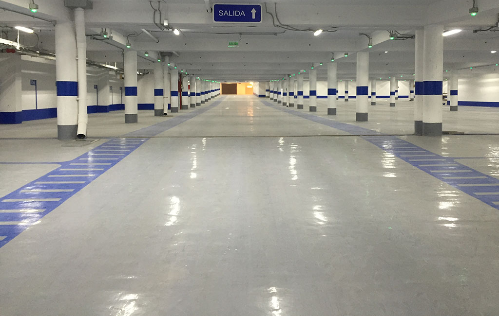 Estacionamiento terminado